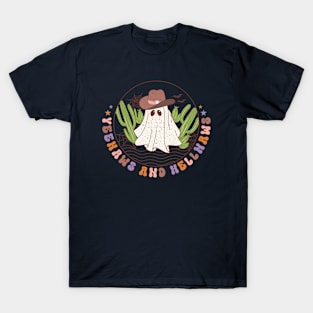 Halloween art ideas - yeehaws and hellnaws T-Shirt